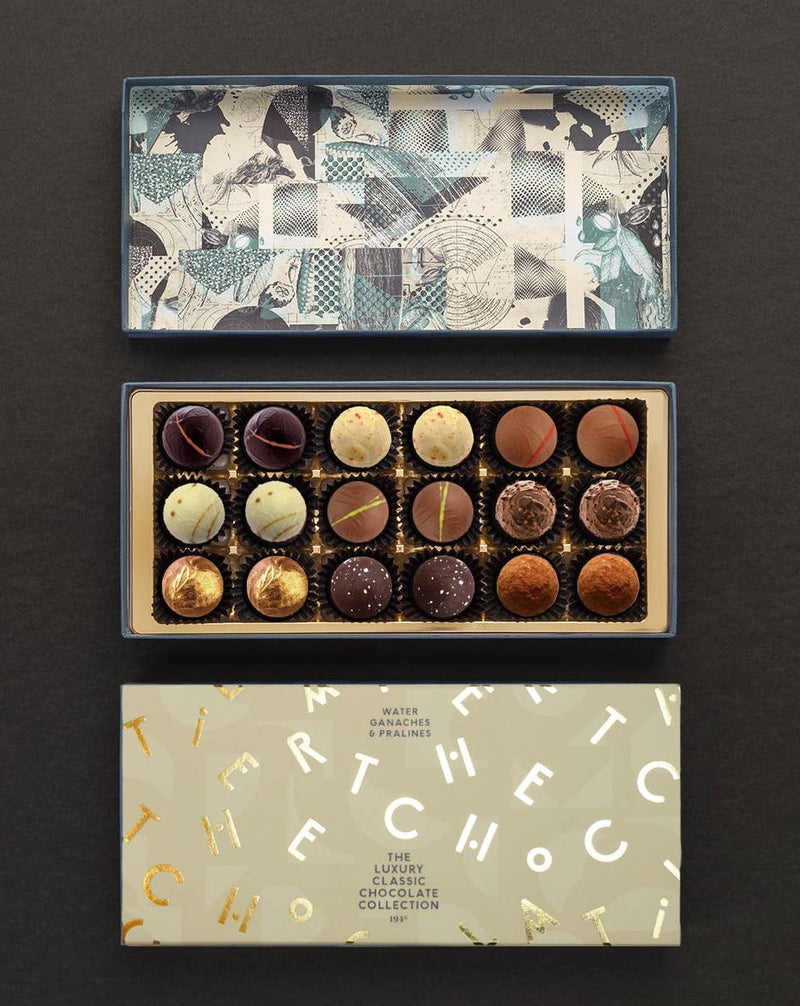 The Luxury Classic Collection- 18 Water Ganaches & Pralines
