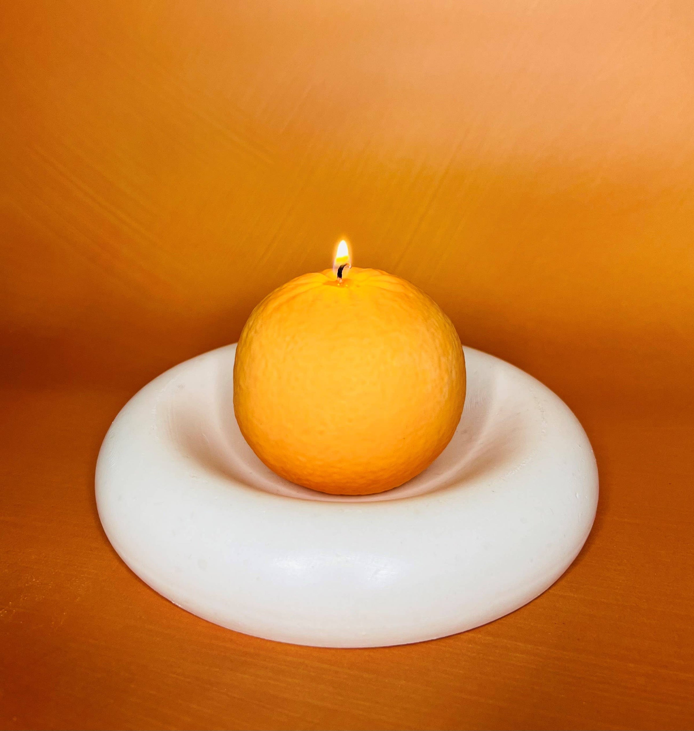 Orange Fruit Candle