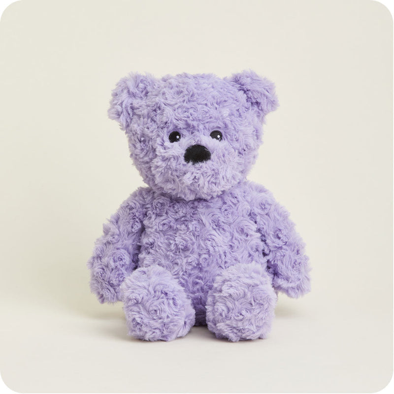 Warmies Curly Purple Bear