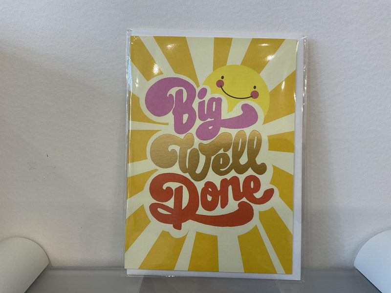 Big Well  Done card