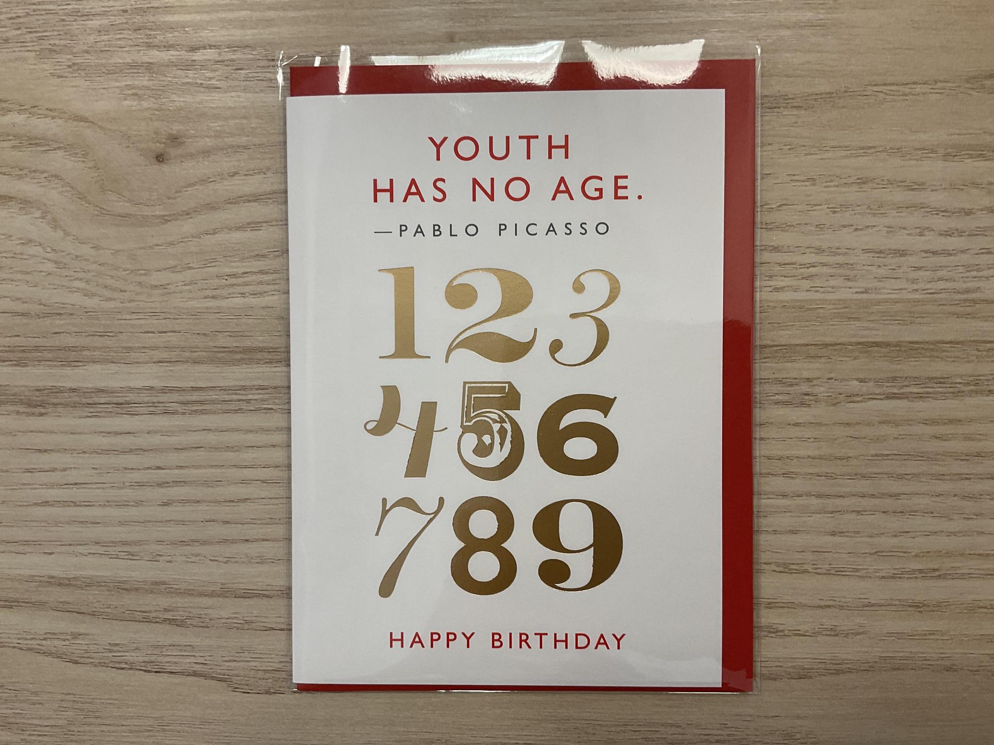 Youth has no age card