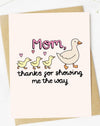 Mother Duck and Ducklings Mother's Day Card