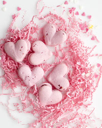 Rose Chocolate Valentine's Macaron Hearts