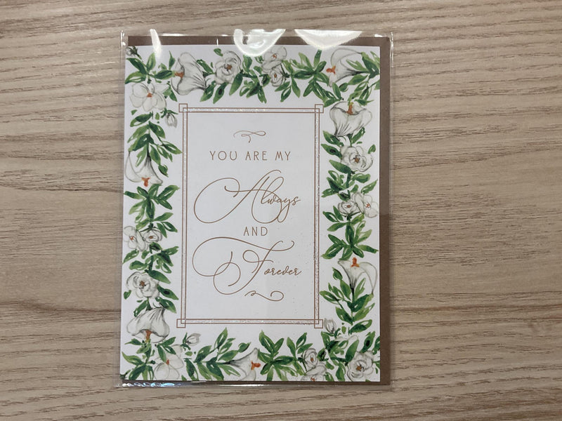 You Are My Always And Forever card