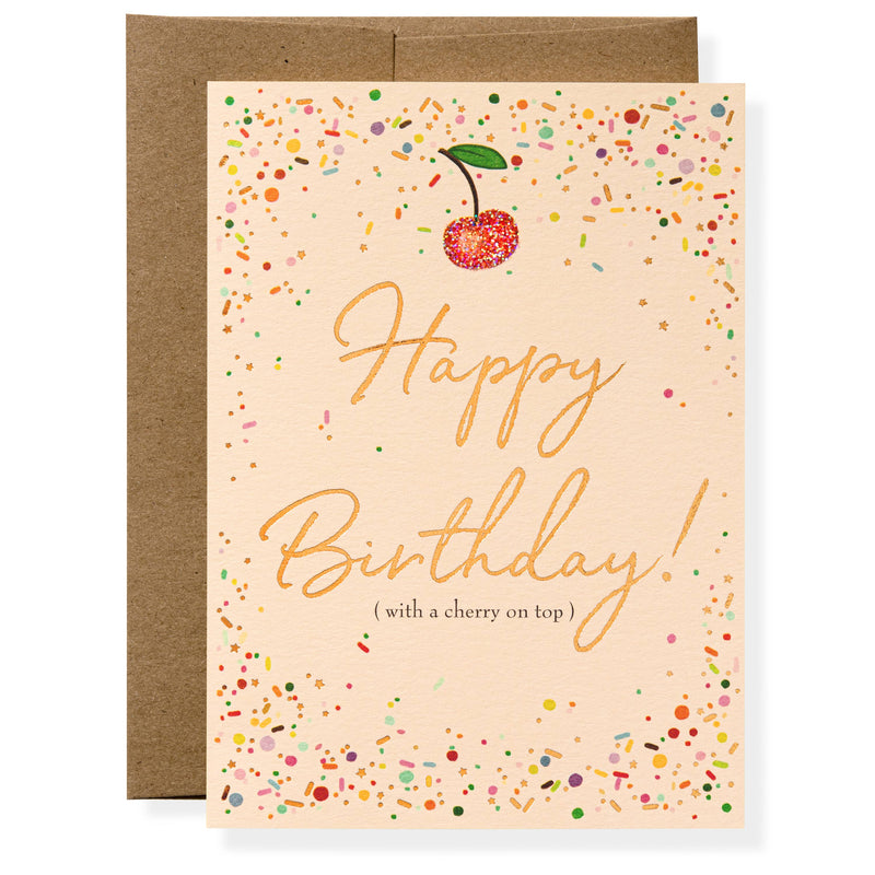 Cherry on Top Birthday Greeting Card