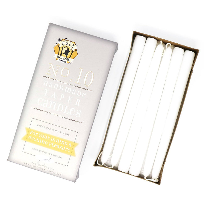 10" Taper Candles- Sold as Pairs