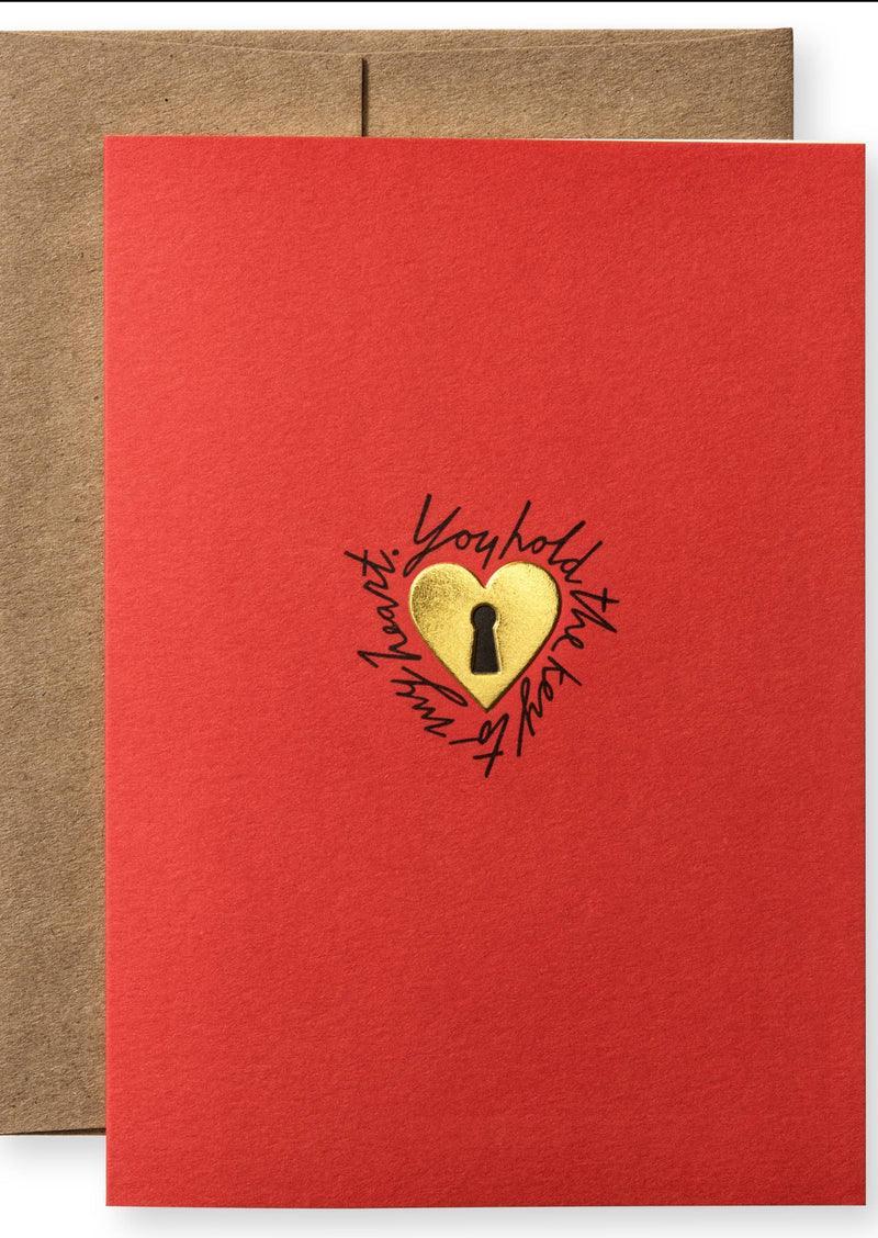 Love Lock Greeting Card